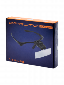 Лупа очки налобная увеличительная с подсветкой Орбита OT-INL59